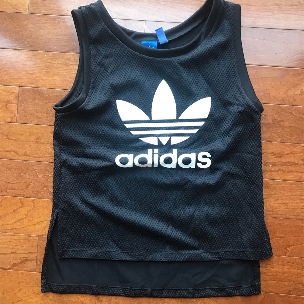 Adidas black tank size XS